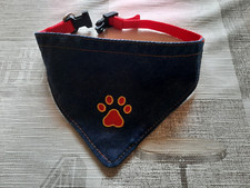 Collier bandana chien en jean