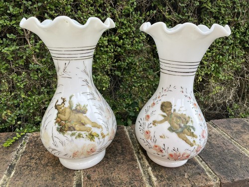 Ancienne paire vases - paire, de