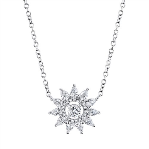 14k blanc rond - 14k,