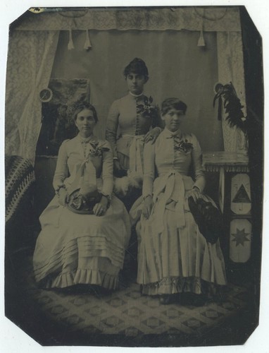 Ferrotype circa 1890 jeunes - 1890.,