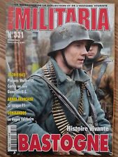 militaria magazine nº331, Bastogne, dague commandos, casque F1, plaques WSS, 
