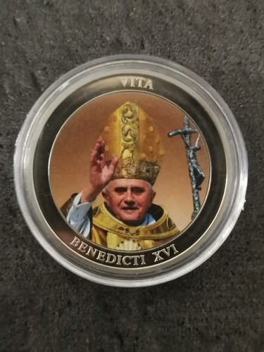 Medaille pape benoit - benoit, xvi