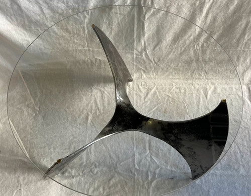 Table basse design 70s - , verre