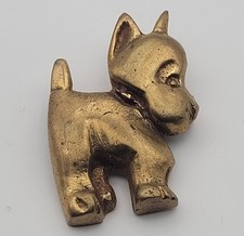 Ancien Bijou Broche Chien