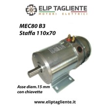 Moteur Électrique 12V DC 650W 2600RPM Traction À Batterie Magnets Permanents