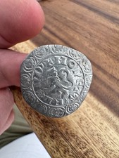 BELGIQUE FLANDRES GROS AU LION DE LOUIS II DE MALE (1346-1384) argent