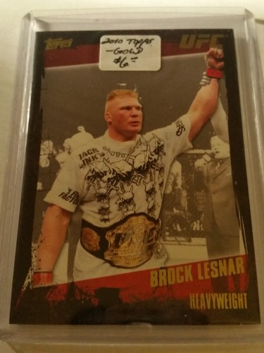 2010 topps ufc gold - 2010,
