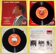 JOHN WILLIAM -45t EP- LE BLEU DE L’ÉTÉ - SUMMERTIME… POLYDOR 21 766-Fr.BIEM 1960
