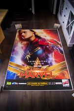 CAPTAIN MARVEL B French Bus Shelter Rolled DS Vintage Movie Poster Original 2019