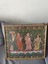 Tenture Inde Indienne Huile