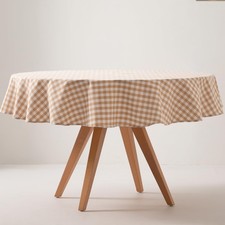 Nappe ronde carrée - carrée, vichy