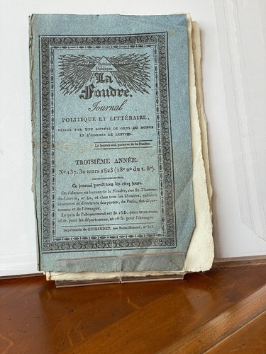 Foudre journal des - foudre,,