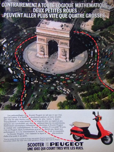 Publicité scooters peugeot - publicitÉ,