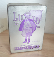 Belle boîte à biscuits LU -