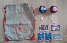 LOT DE 8 GOODIES DIFFERENTS FDJ CARAVANE PUBLICITAIRE TOUR DE FRANCE CYCLISTE