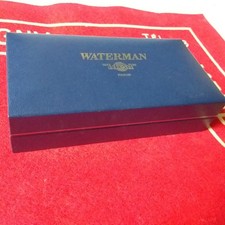 STYLO PLUME WATERMAN MAN 100 RESINE NOIRE - PLUME EN OR MASSIF 18 CARATS Bull
