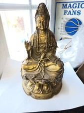 bel Statue Guan Yin en bronze