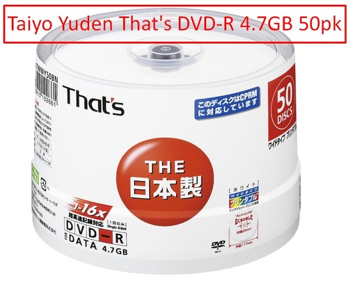 Taiyo yuden that - taiyo, dvd-r