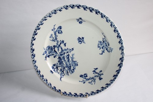 Grand plat rond faïence - rond,