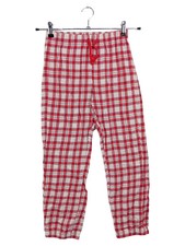 Tchibo Pantalon de jogging Enfant Rouge Blanc Carré (EU 146)