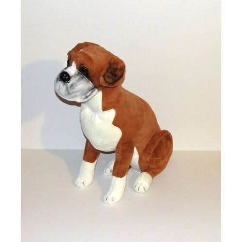 Peluche chien boxer purina - peluche,
