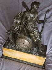 Horloge pendule fil xixème - à,