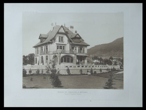 Motiers maison campagne - maison,