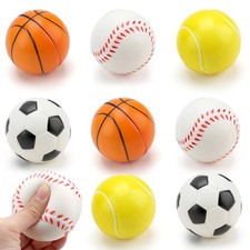 Lot de 8 Balle Anti-Stress, Boule Antistress de Sport pour Enfants et Adultes...