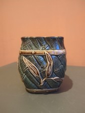 Rare Pot en Barbotine