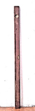 Ancien niveau de maçon charpentier bois teck & laiton BMD Qualitat vintage