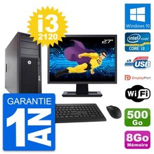 PC Tour HP Z220 Ecran 27"
