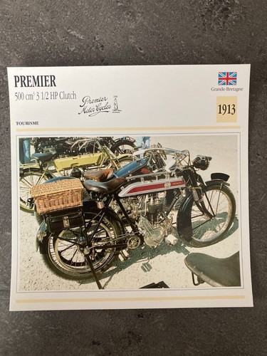 Carte fiche moto collection - carte,