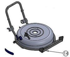 Châssis Plat Nu Pour Tondeuse