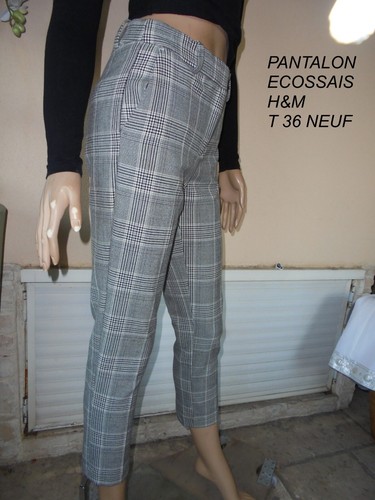 Pantalon petit ecossais - h&m,