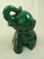 Tirelire Éléphant Vintage Saint Clement en Barbotine Objet de Collection 