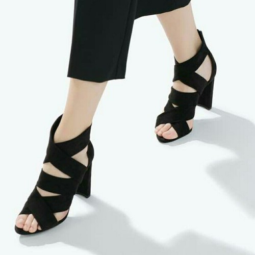 Zara high heel strappy sandals - zara,