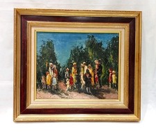 TABLEAU ANCIEN HUILE SUR TOILE