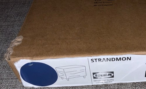 Ikea strandmon ottoman - ikea,
