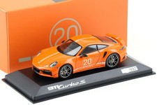 PORSCHE 911 992 TURBO S 20TH ANNIVERSARY GULF ORANGE MINICHAMPS WAP0209060N002