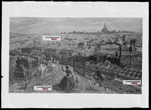 Plaque verre négatif noir - , et