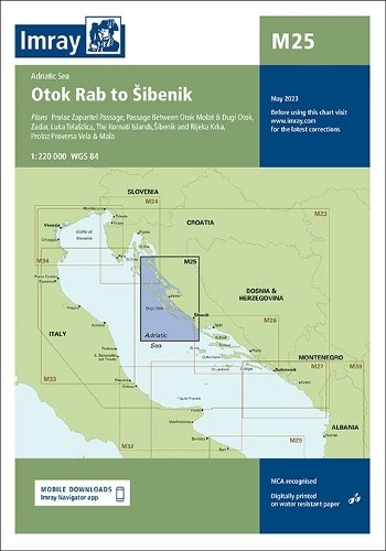 Imray series m25 otok rab - rab, to