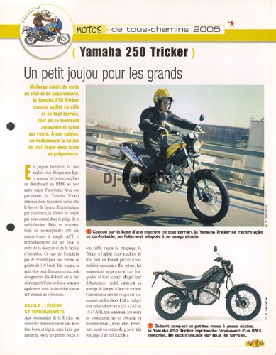 Fiche moto yamaha xg 250 - fiche, :