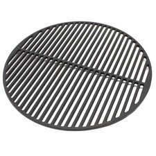 Wiltec Grille BBQ Ronde Ø34,5cm Fonte Barbecue charbon/gaz Grillade Cuisson