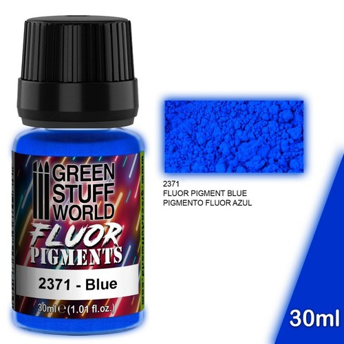 Pigment fluor bleu pinceau - -,