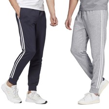 Lot de 2 pièces pantalon combinaison bande homme pantalon de sport en coton...