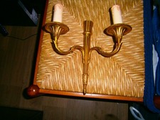 Ancienne XXème magnifique applique murale en bronze style Louis XVI