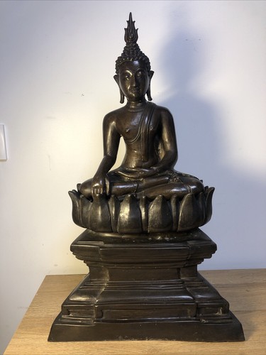 Grande statue bouddha assis - bouddha,