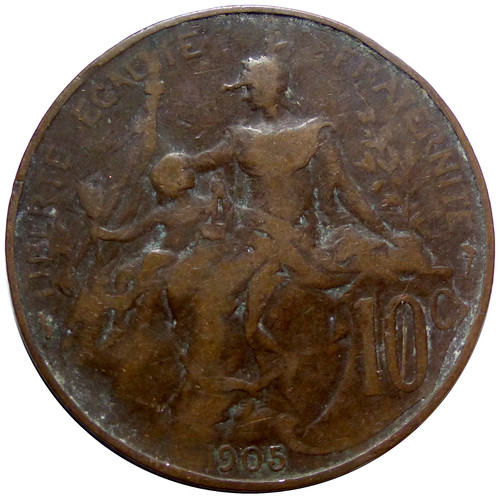 Centimes daniel dupuis - centimes, 1905