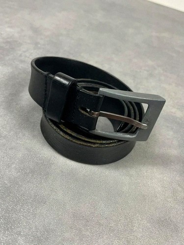 Ceinture cuir noir - , y2k
