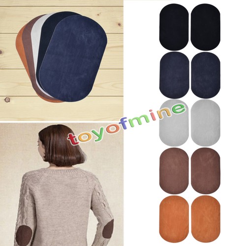 2pcs suède cuir fer sur - suède,